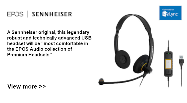 A Sennheiser original, this legendary robust and technically advanced USB headset will be most comfortable in the EPOS Audio collection of Premium Headsets